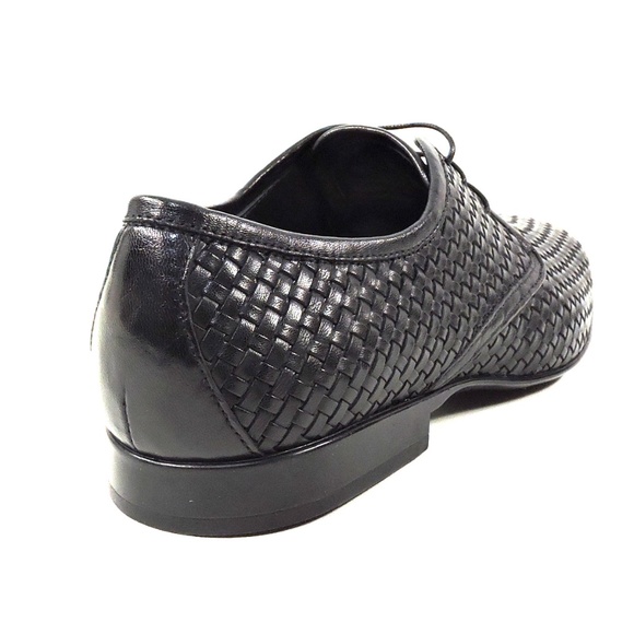 ALBERTO CICCIOLI 🇮🇹 MEN'S BLACK SOFT LEATHER COMFORT FASHION SHOES - Picture 5 of 7